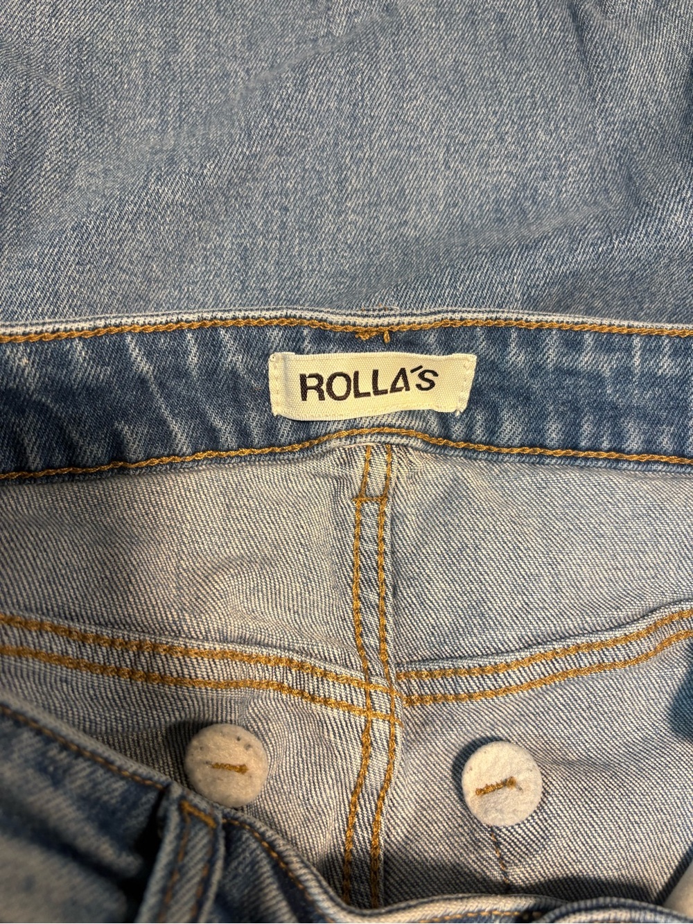 ROLLA’S Eastcoast Wide Leg Flare Jean - Silverlake High Rise Size 31 / US 12 - Picture 11 of 15
